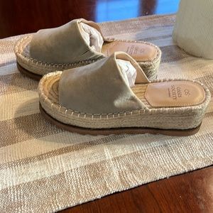 Brand new never worn wedge sandals
